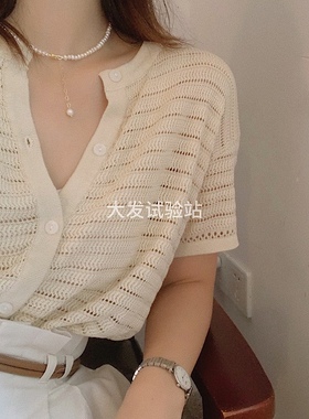 大发试验站 复古小众初秋淡水珍珠简约项链气质优雅小姐姐链子ins