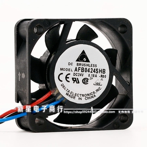 DELTA台达AFB0424SHB-ROO 4015 4CM 24V 0.18A双滚珠耐用散热风扇