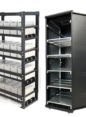 定制UPS电池架/一体柜可装12V150H/200AH/100AH/2V储能电瓶