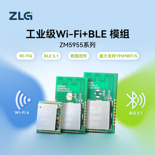 BLE5.1无线模组 ZLG致远电子 BLE模组wifi6 ZM5955 工业级Wi