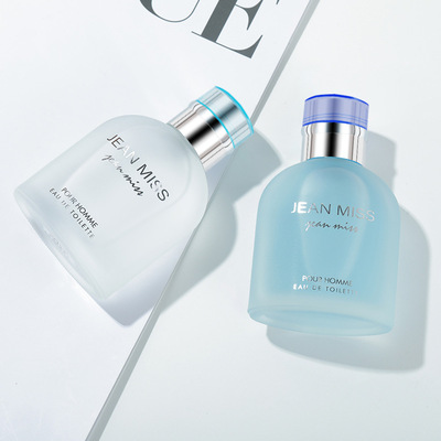 小城伊香品牌男士香水浅蓝浓情版外贸香水批发持久淡香水厂家直销