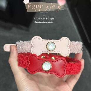 PuppyJoy独家「贝骨毛茸茸」chocker项圈高级手工定制