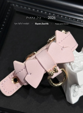 手链 PuppyJoy独家「小领结妙脆角」小猫牛皮手链手环高级手工定
