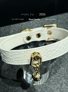 PuppyJoy独家「蛇纹项圈」choker项圈高级手工定制