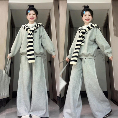 小个子穿搭#假两件卫衣送披肩