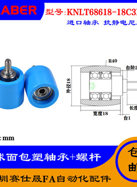 【赛仕晟】供应圆弧包塑进口轴承KNLT68618-18C3L7M4抗静电皮带轮