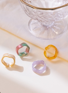 女醋酸板材日韩甜美风百搭波浪形