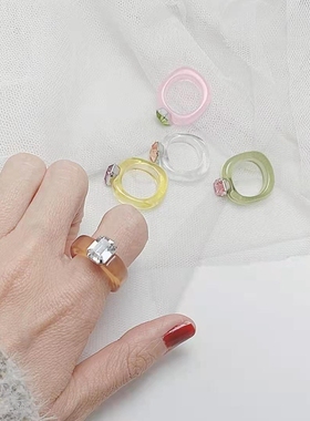 无女树脂气质高级感戒指