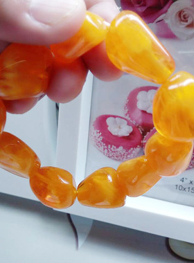 蜜蜡手链男女首饰小众高级佛珠