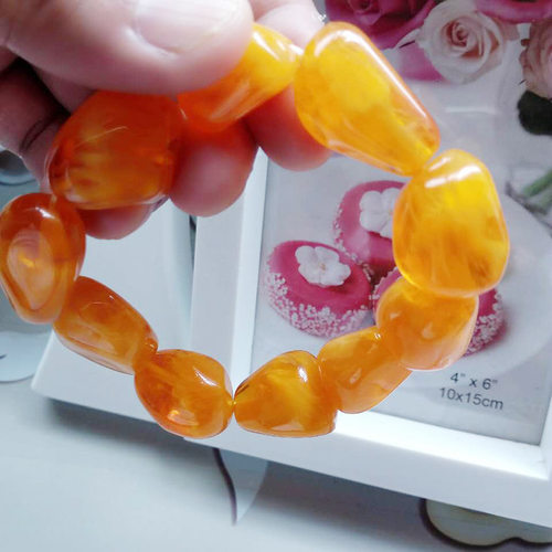 蜜蜡手链男女首饰小众高级佛珠