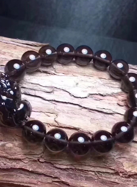 天然冰种黑曜石男女款貔貅手链