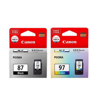 【原装正品】原装佳能PG-87黑色CL-97彩色墨盒适用于E568 E560 E568R PIXMA 568打印机墨水盒