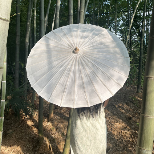 瘦金体防雨油纸伞款式晴雨两用