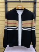 2025春秋男新款 休闲 高级感棒球领针织夹克外套时尚 百搭舒适潮男士