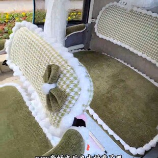 三轮车坐垫套 冬季加厚毛绒座套 一体靠背后排卡通防寒套2026新款