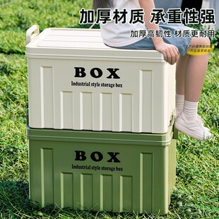 收纳箱家用大容量衣服整理箱户外搬家储物箱子车载玩具书本收纳盒