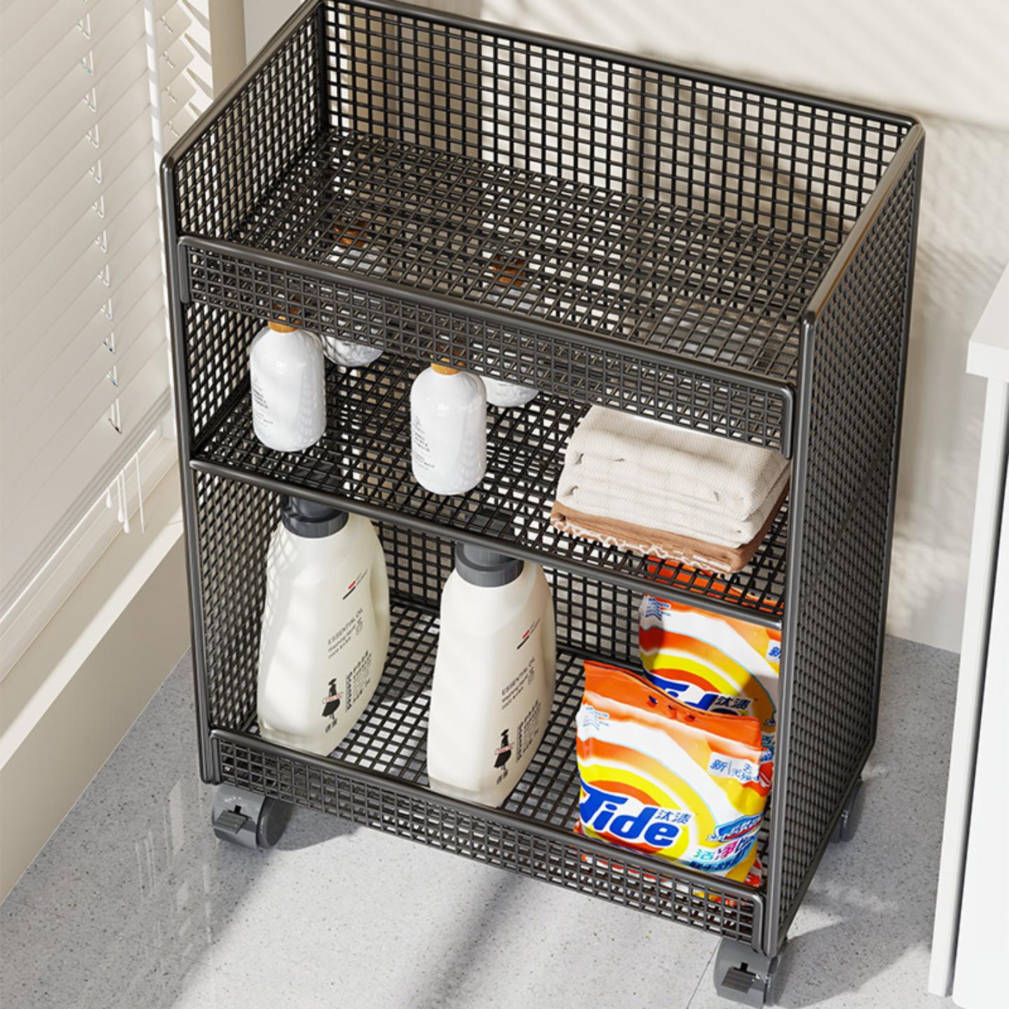 卫生间浴室置物架洗衣机旁多层