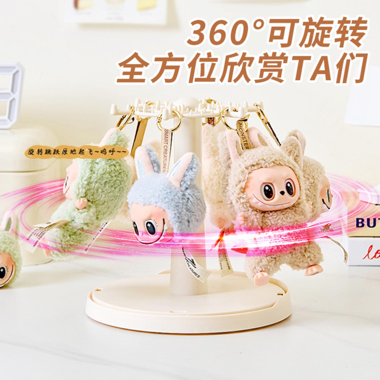 旋转盲盒收纳展示架亚克力透明