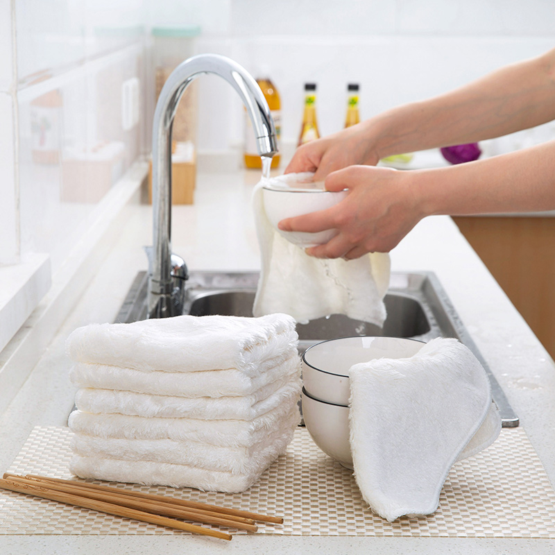 居家加厚吸水抹布清洁厨房用品