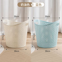 Dirty clothes basket, dirty clothes storage basket, household laundry basket, doll storage bucket, bathroom clothes storage magic tool, dirty clothes basket thumbnail 2