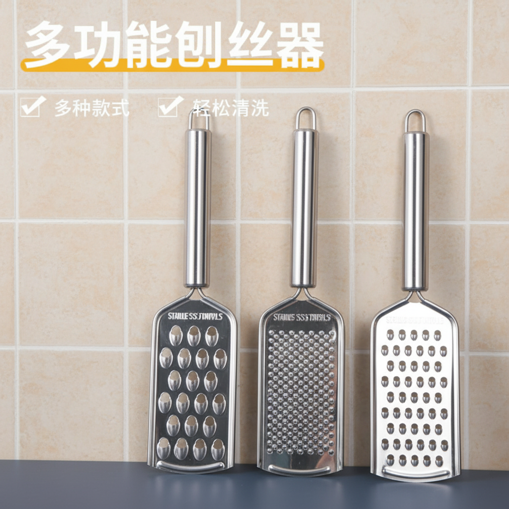 不锈钢多功能蔬菜刨丝器土豆奶酪