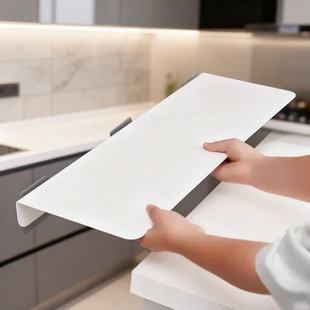 免打孔厨房冰箱夹缝板挡板台面延长板子加宽延伸板超窄遮丑板长条
