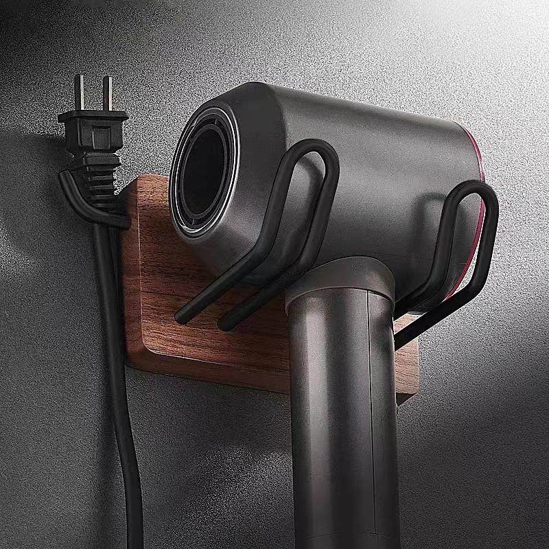 免打孔卫生间吹风机置物架浴室墙壁架子实木支架电吹风放置架挂架,家庭/个人清洁工具,吹风机置物架,淘宝优惠券,粉丝福利购,淘宝优惠卷