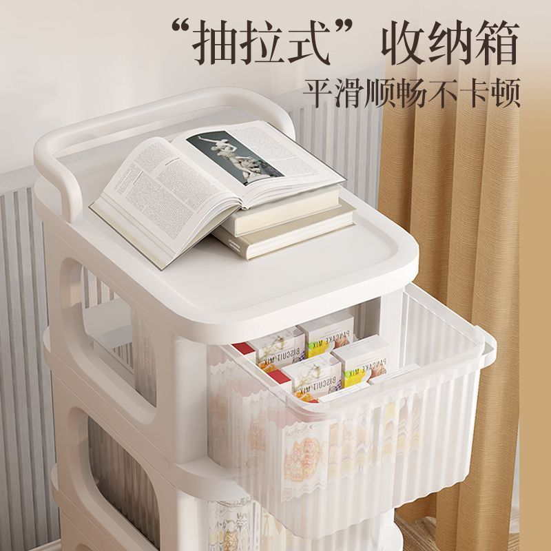 零食置物小推车落地多层家用纳