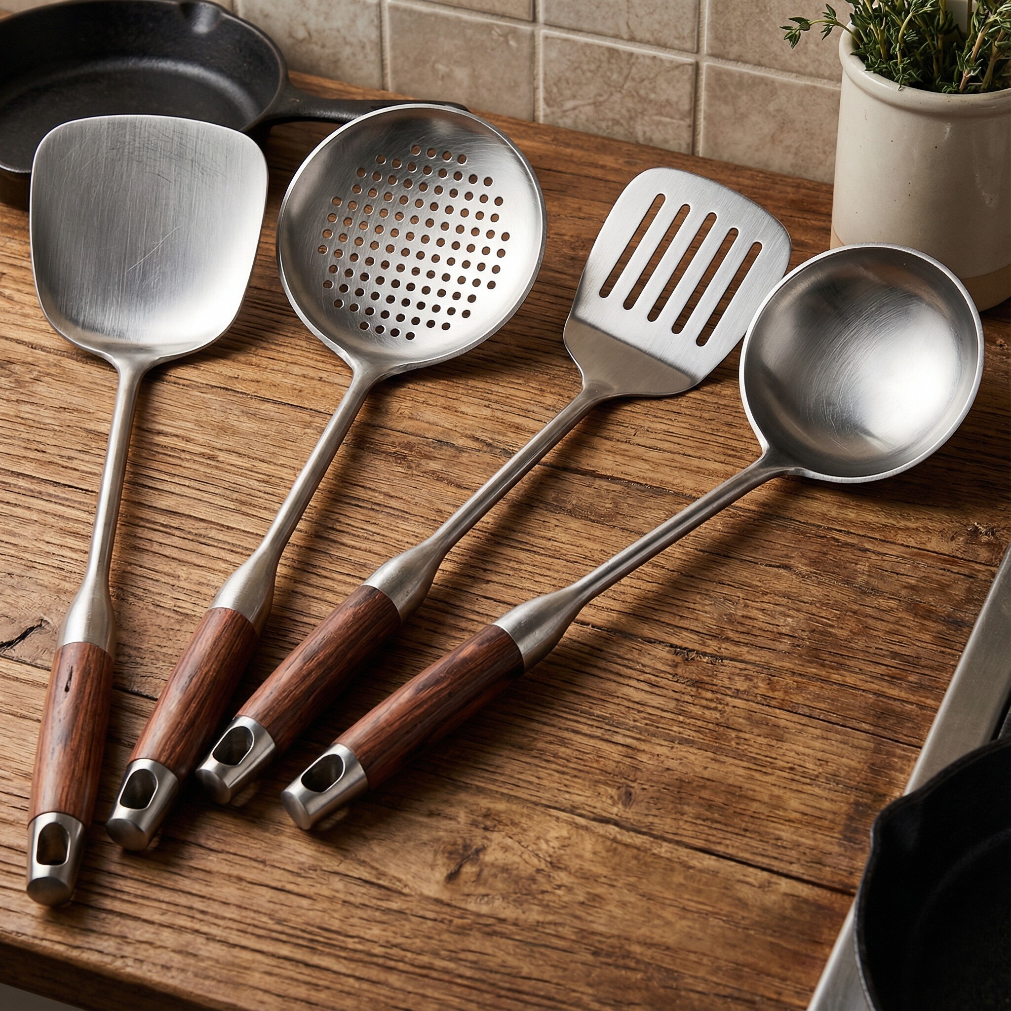 不锈钢锅铲厨房用具套装家用炒菜