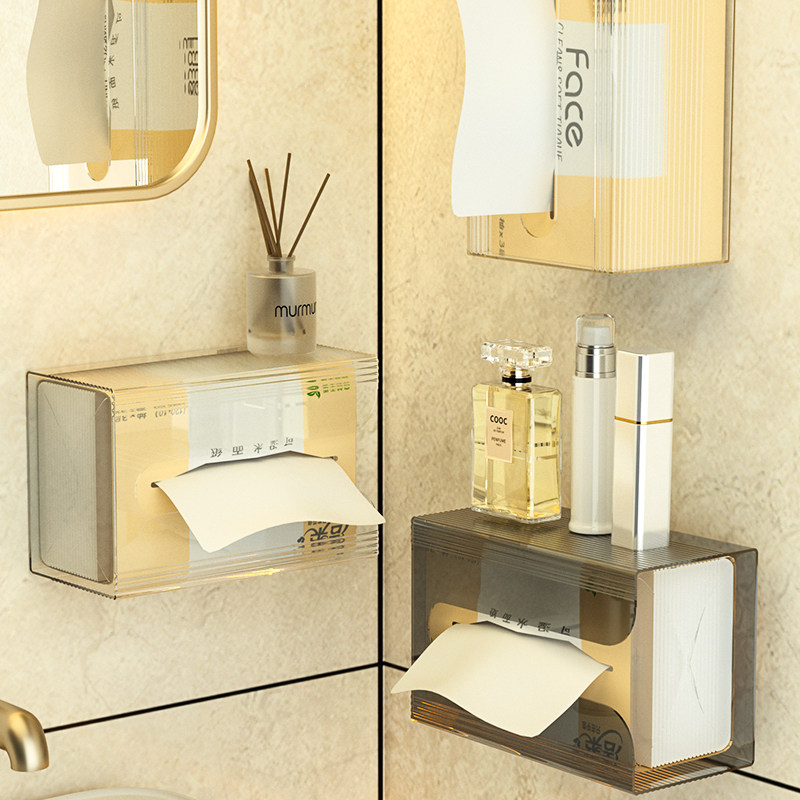 纸巾盒卫生间壁挂式洗脸巾收纳盒厕所厨房免打孔抽纸盒卷纸架盒子,家庭/个人清洁工具,卷纸器/纸巾架,淘宝优惠券,粉丝福利购,淘宝优惠卷