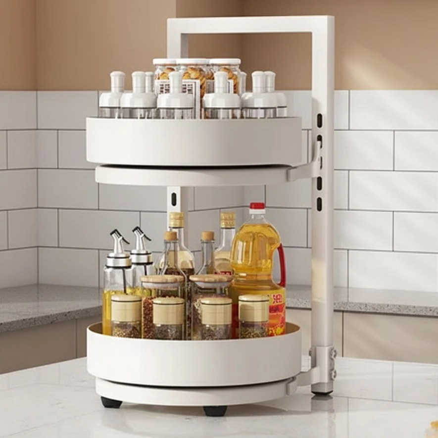 旋转调料置物架家用厨房台面