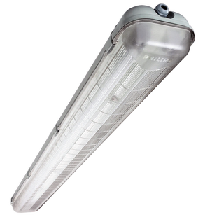 飞利浦三防灯LED支架灯1.2米防潮防水防尘防爆单双管带罩日光灯架