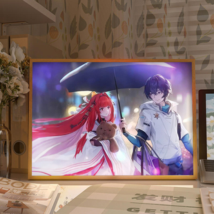 龙族卡塞尔之门灯光画卧室二次元小夜灯上杉绘梨衣手办周边摆件