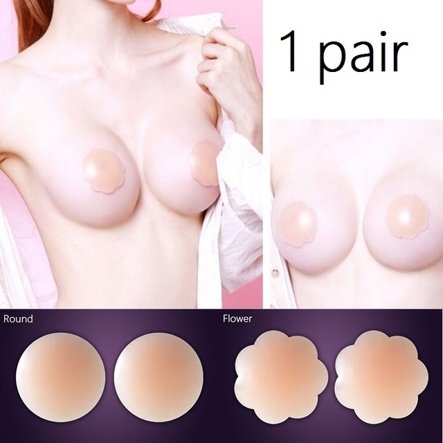 Invisible Self Adhesive Silicone Brea Chest Nipple Cover Bra