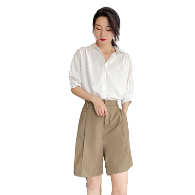 休闲宽松短袖时尚衬衫