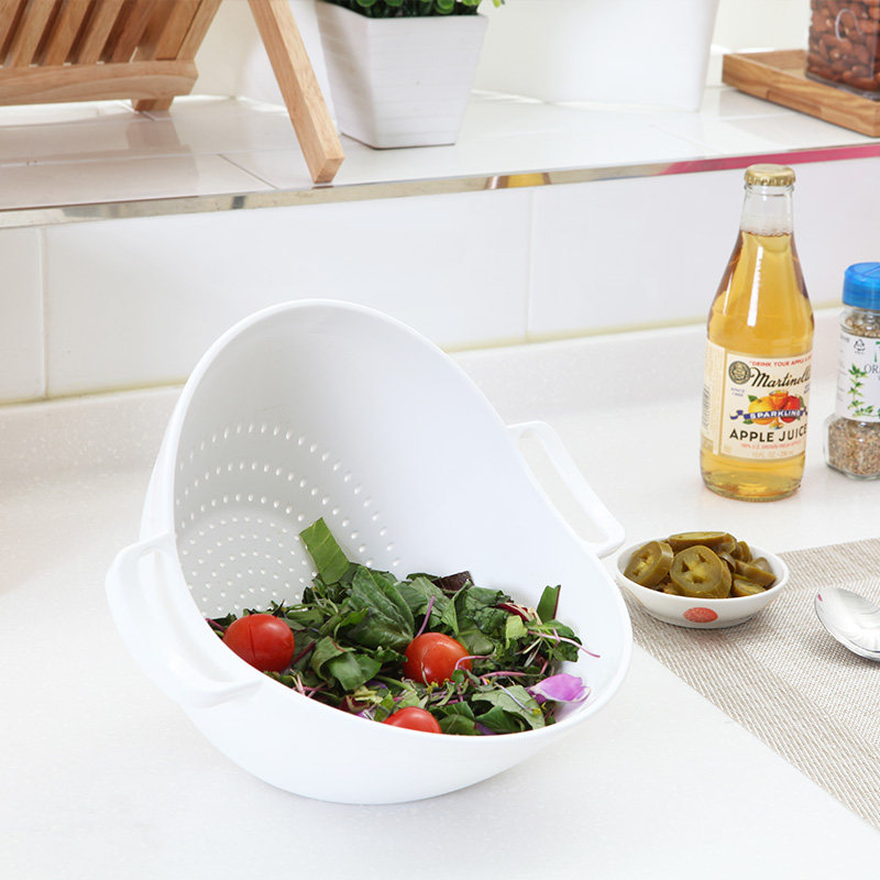 手柄沥水两用篮家用拌面条沥水筐沙拉碗韩国进口厨房塑料清洗盆|ruв категории кухня/посуда, посуда, другие - от Buy2taobao.com для оказания профессиональной услуги покупки агента Taobao
