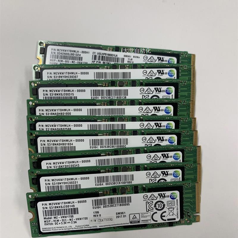 议价961 1t mlc固态硬盘 ssd nvme pcie m.2电脑原装正品