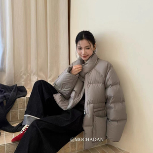 童心立领面包服大口袋保暖羽绒服外套820