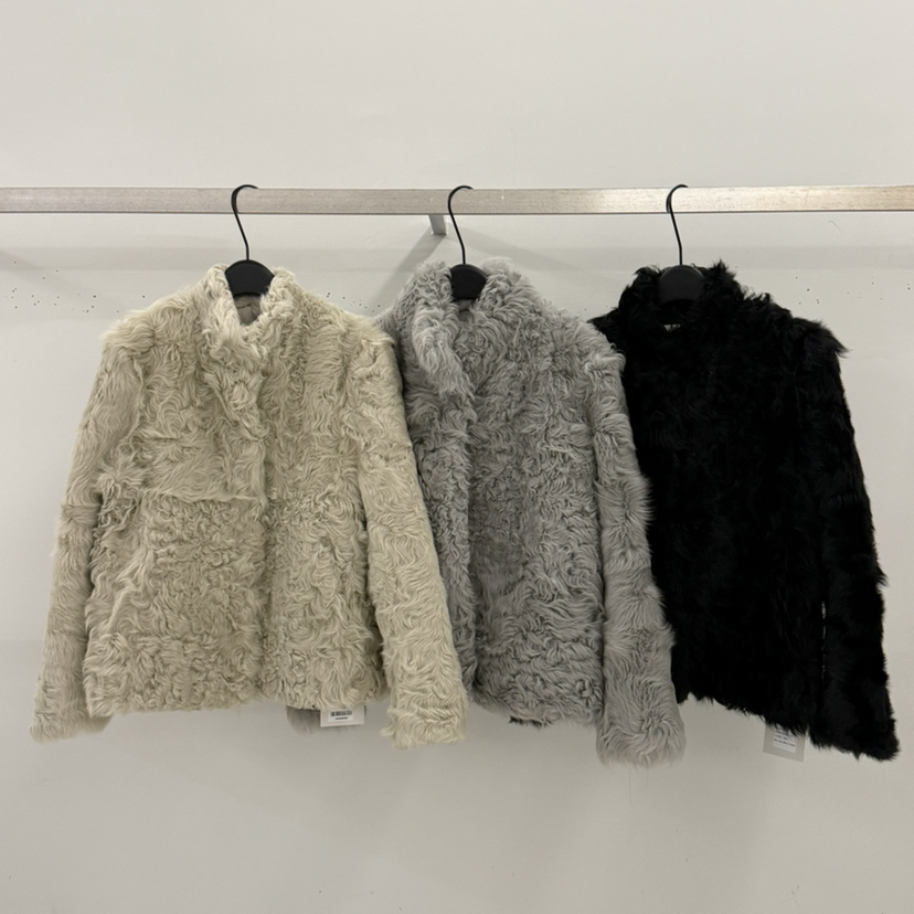 童心小众立领伦敦羊卷毛外套加厚保暖皮草外套（含100羊毛）60366