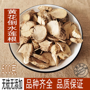 中药材黄花倒水莲500g 黄花倒水莲根  包邮