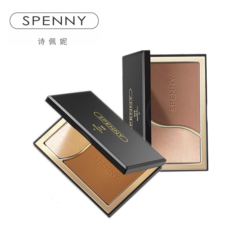 诗佩妮spenny高光阴影组合双色修容粉 v型脸鼻暗影侧影提亮精品