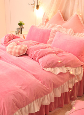 加厚牛奶绒被套单件冬季双面绒保暖法兰莱珊瑚绒被单150x200被罩