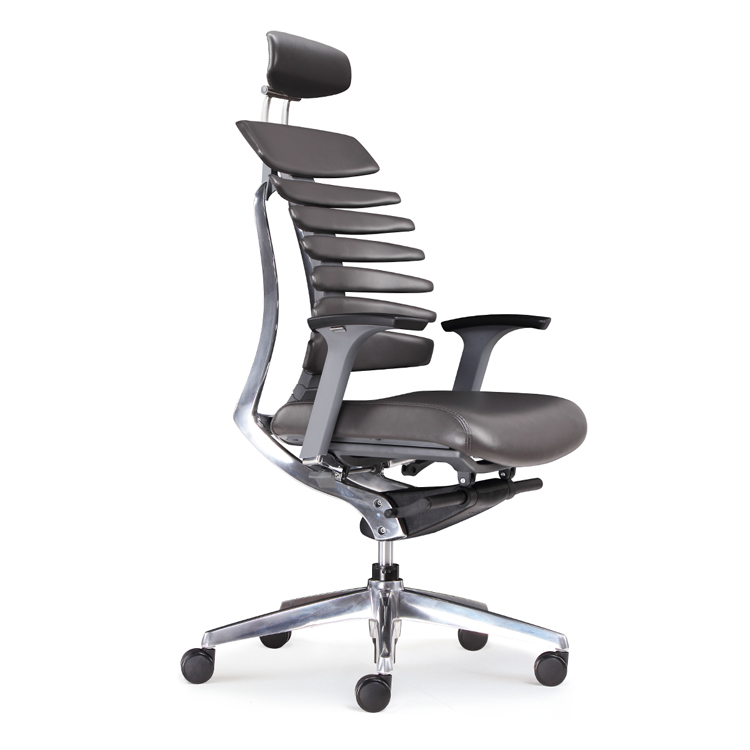 keel chair进口真皮人体工学办公椅 现代创意龙骨椅 奢华老板椅