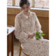 SimpleRetro天丝温柔风碎花衬衫 女浅春系气质通勤上衣