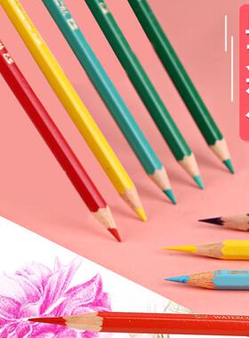 德国辉柏嘉水溶性彩铅单支画画专用单色48色72色原装补色红色蓝色499黑色铅笔绘画笔手绘彩色铅笔单只彩铅笔