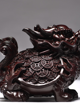 唐趣黑檀木祝福新中式客厅