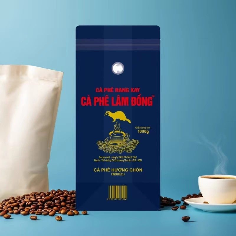 越南原装进口咖啡豆罗布斯塔香咖啡豆醇香咖啡豆中度烘焙商用咖啡