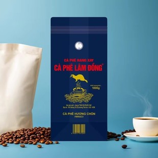 越南原装进口咖啡豆罗布斯塔香咖啡豆醇香咖啡豆中度烘焙商用咖啡