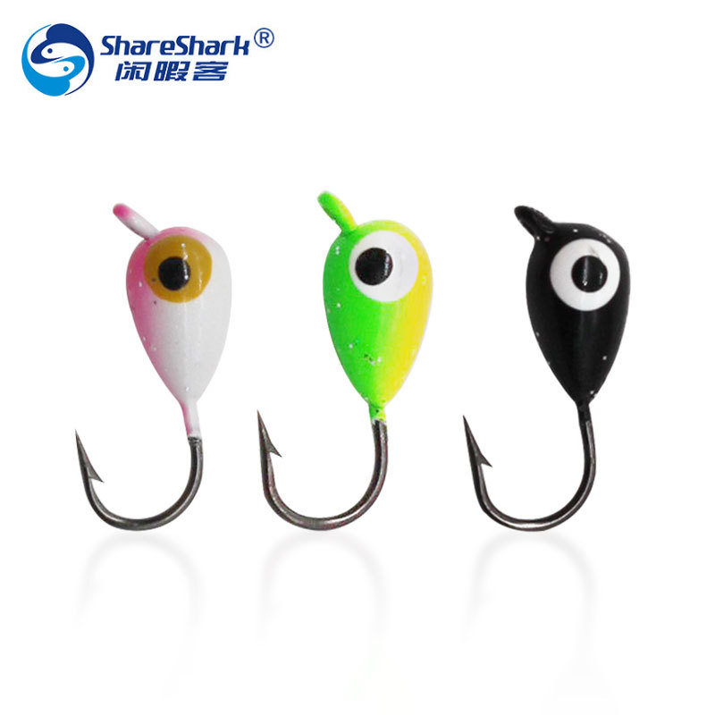 苦茶厂家批发假饵冰钓钩路亚饵 2g金属饵迷你铅鱼鱼钩冬钓冰钓