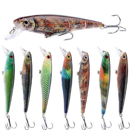 苦茶假饵浮水米诺12.3CM/17.5G远投响珠路亚饵硬饵拟饵批发彩绘